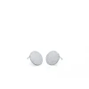 Pernille Corydon - Small Coin nappikorvakorut, hopea