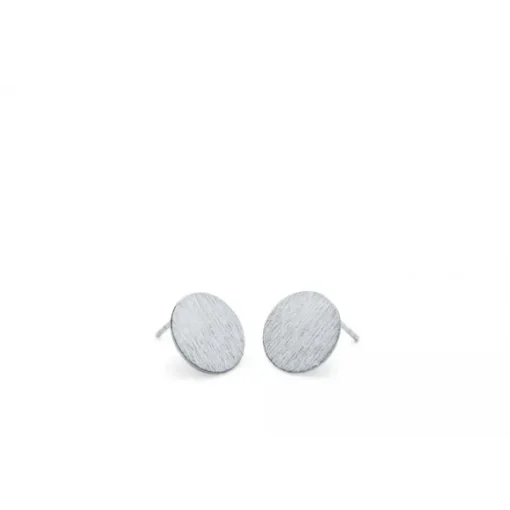 Pernille Corydon - Small Coin nappikorvakorut, hopea