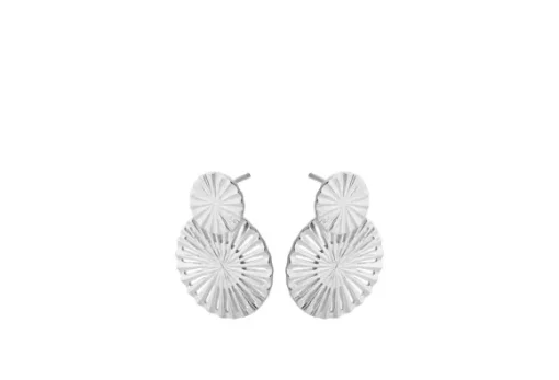 Pernille Corydon - Starlight Earrings 30mm, hopea