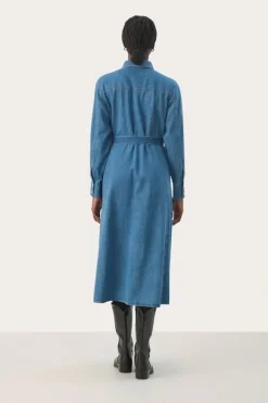 Polenka mekko, medium blue denim