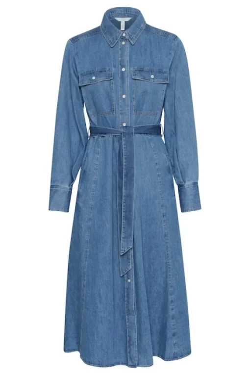 Polenka mekko, medium blue denim
