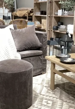 Pouf rahi 45x46, mocca