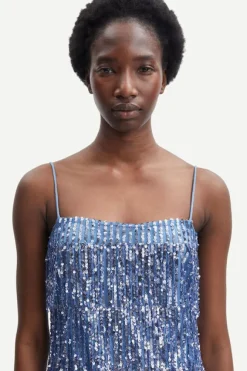 Samsoe&Samsoe - Astella mekko, midi blue