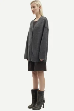 Samsoe&Samsoe - Saceleste neuletakki, black oyster