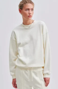 Second Female - Abadell collegepaita, off white