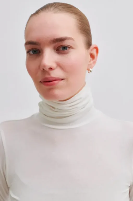 Second Female - Matima poolopaita, off white