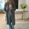 Sera villakangastakki, grey melange