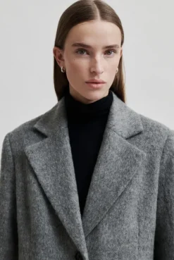 Sera villakangastakki, grey melange