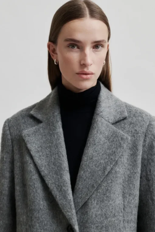 Sera villakangastakki, grey melange
