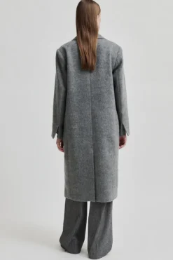 Sera villakangastakki, grey melange