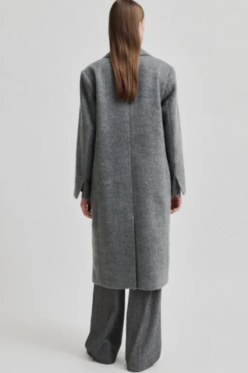 Sera villakangastakki, grey melange