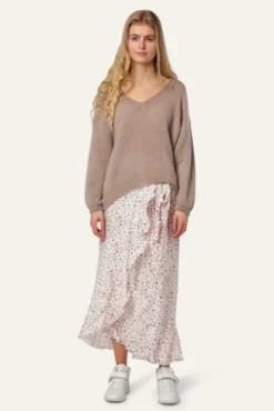 Silja mohairneule, beige