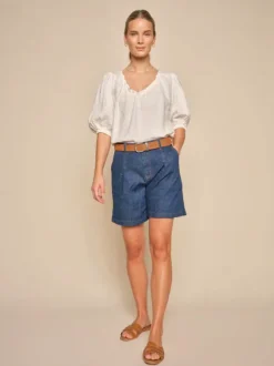 Taissa pellavapaita, white