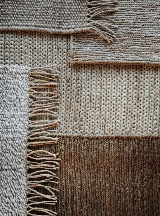 Tell Me More - hamppumatto hapsuilla 80x150, tie mix