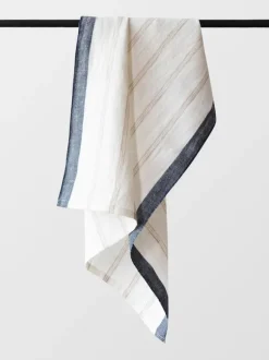 Tell Me More - Keittiöpyyhe Maya pellavaa, natural stripe