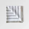 Tell Me More - pellavaservetti Maya, navy stripe