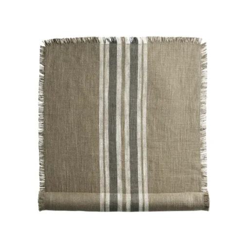 Tine K Home - Everstripe kaitaliina, khaki
