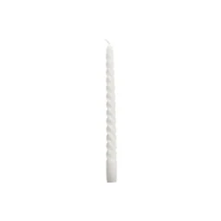 Tine K Home - kierrekynttilä kapea 12-pack, valkoinen