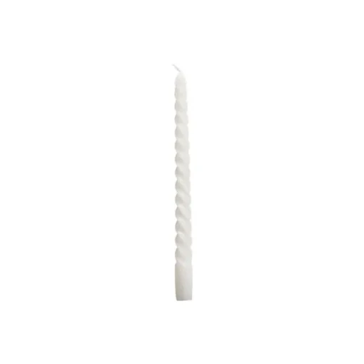 Tine K Home - kierrekynttilä kapea 12-pack, valkoinen