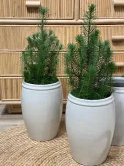 Tine K Home - Korkea ruukku 33cm, valkoinen