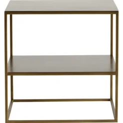Tine K Home - metallinen sivupöytä 50x50, honeygold