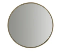 Tine K Home – pyöreä peili 70 cm, honey gold