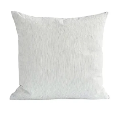 Tine K Home pellavatyynynpäällinen, 50x50 cm, ECRU/SKY