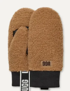 UGG Fluff käsineet, chestnut