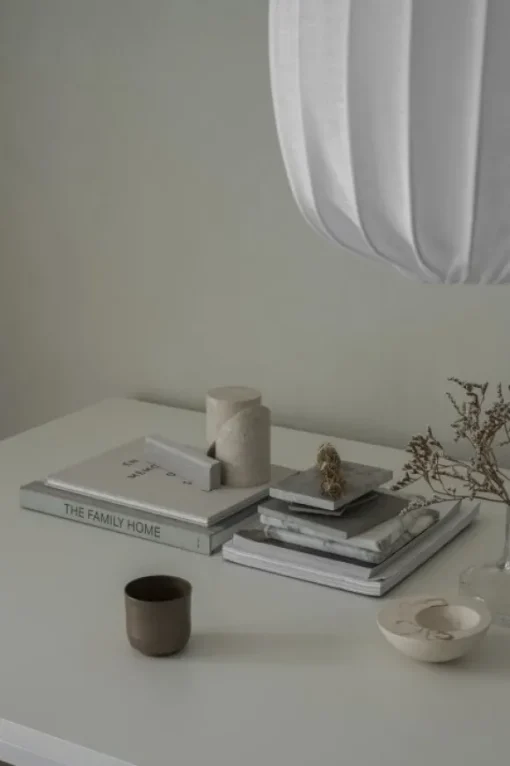 Watt&Veke - Prisma 35 kattovalaisin pellavaa, white