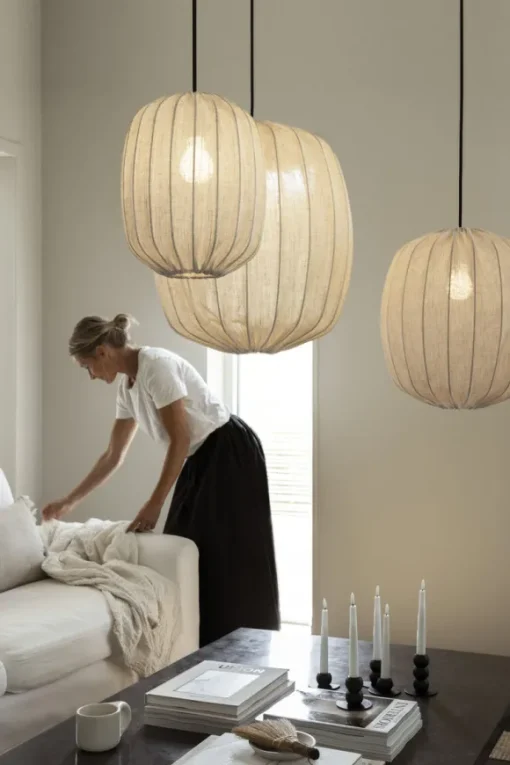 Watt&Veke - Prisma 45 kattovalaisin pellavaa, natural