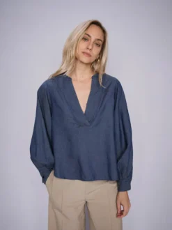 Yen denim pusero, dark blue