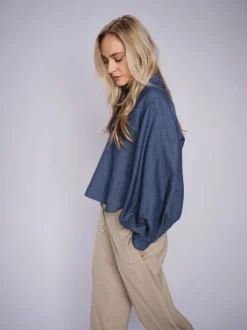 Yen denim pusero, dark blue